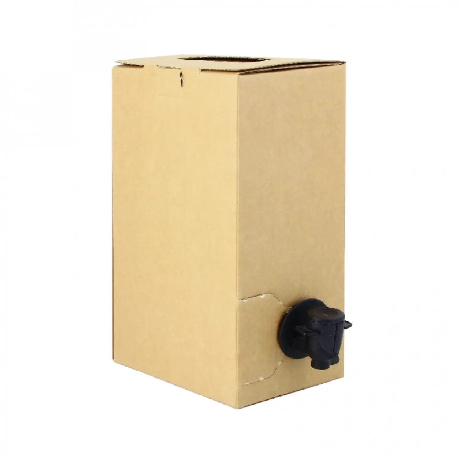 1 unidade. Caixa kraft para catering com bolsa termolaminada com torneira de 2 litros | Ref: CAT002N