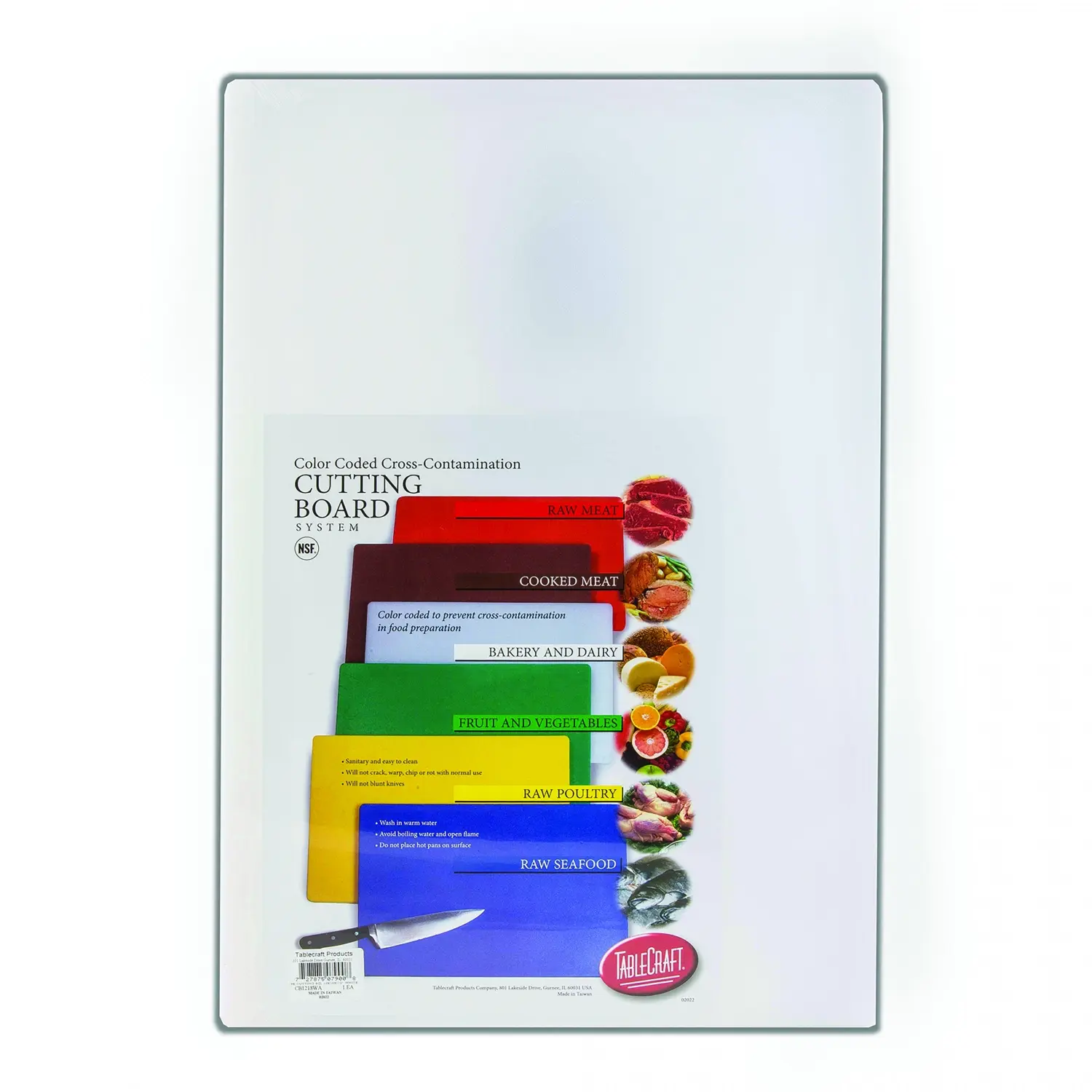 Tabla de cortar de 1,3 cm de espesor Blanco