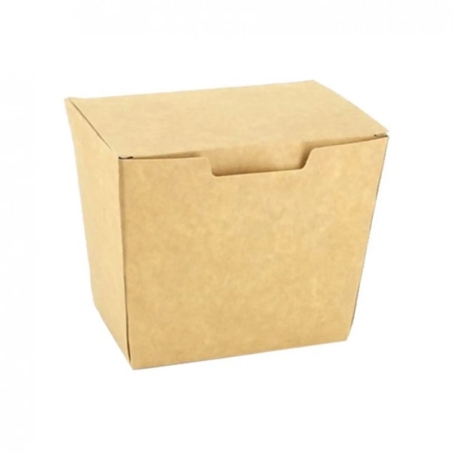 350 unidades. Grande caixa de papelão kraft para fast food | Ref: CCGK
