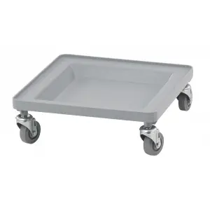 CARRO para transporte de CESTAS DE LAVADO 54 x 54 x 20 cm Gris claro