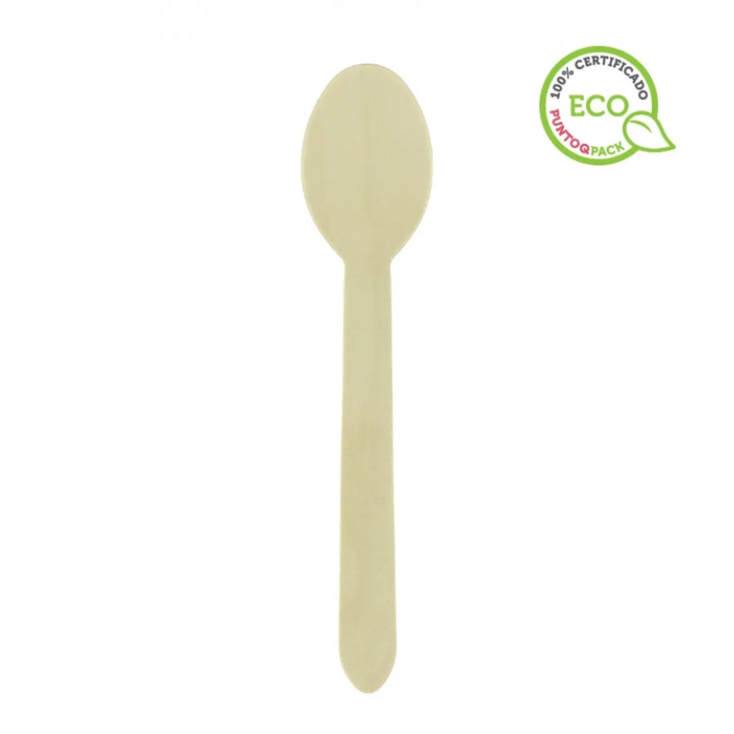 100 Uds. Cucharas de madera (16 cm) | Ref: CUB019