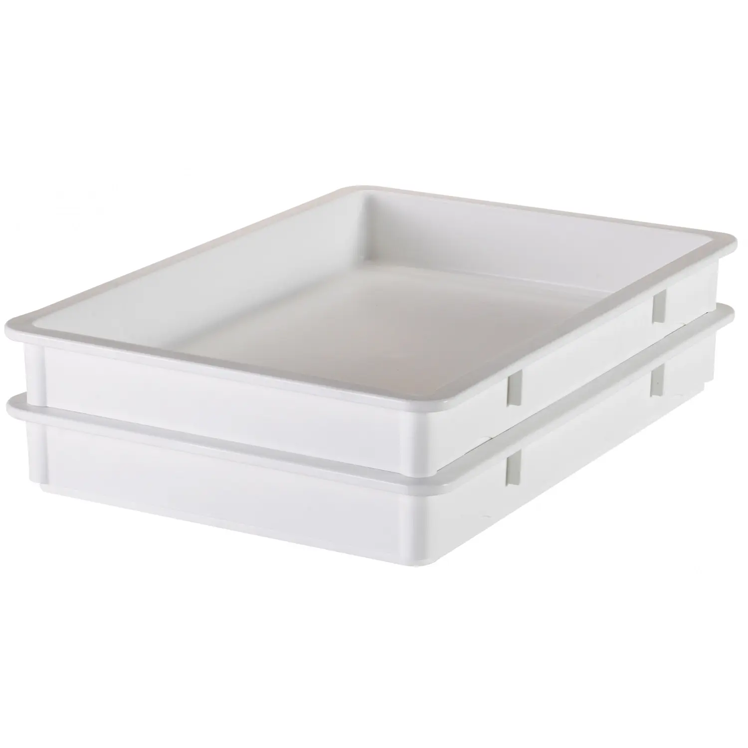 CAJA PREMIUM PARA MASA PIZZA 66 x 46 x 7,6 cm Blanco (No incluye tapadera)