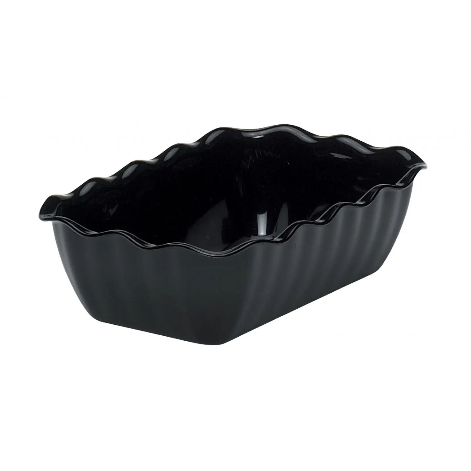 ENSALADERA FUENTE rectangular 2 L 17,5 x 26 x 8 cm Negro
