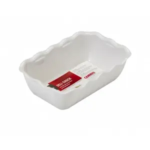 ENSALADERA FUENTE rectangular 2 L 17,5 x 26 x 8 cm Blanco