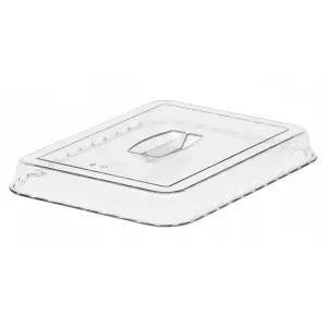 Tapa rectangular para ensaladera DC10 24 x 31 x 3,5 cm Transparente