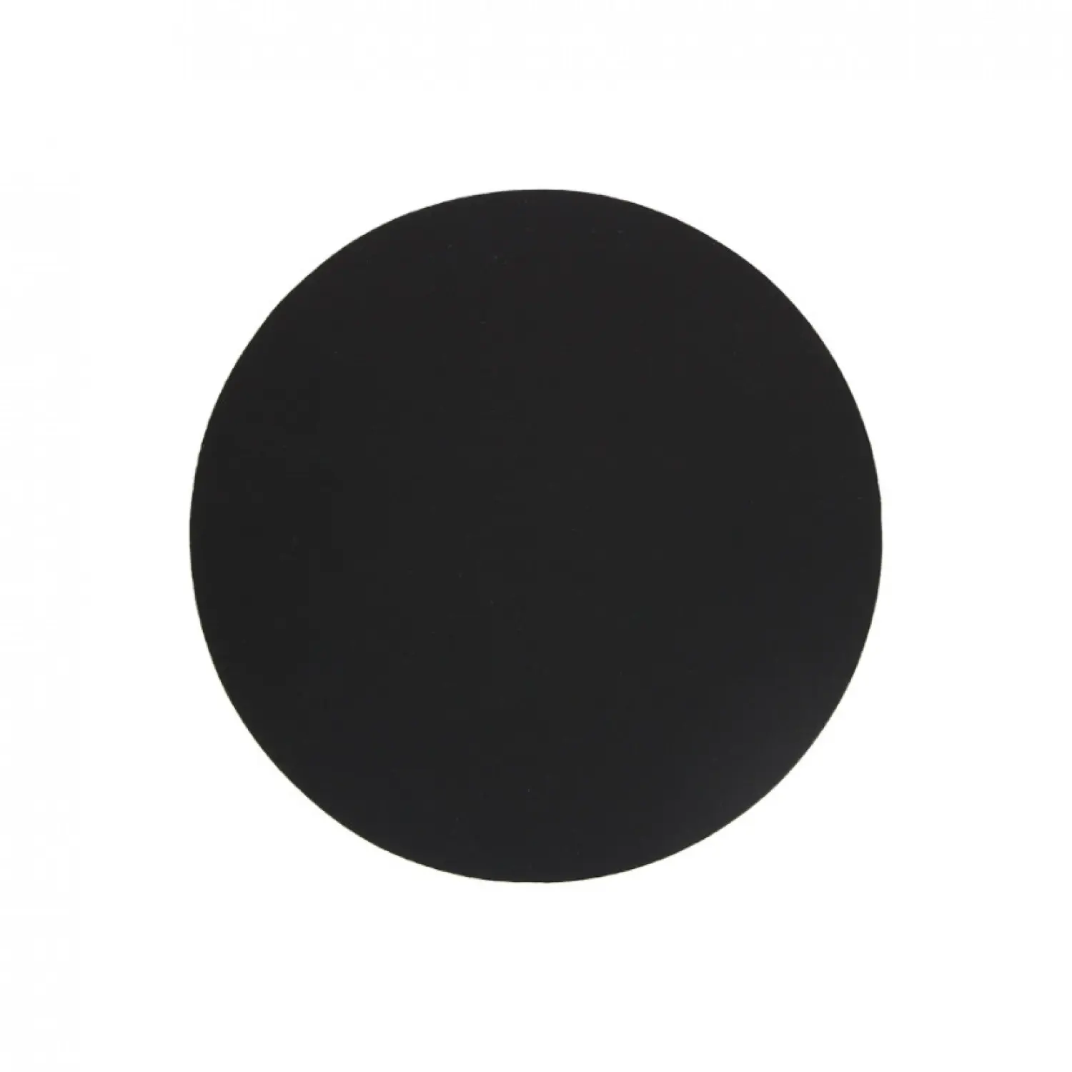 100 unidades. Disco de cartão preto fosco para pastelaria (22Ø) | Ref: DISC01