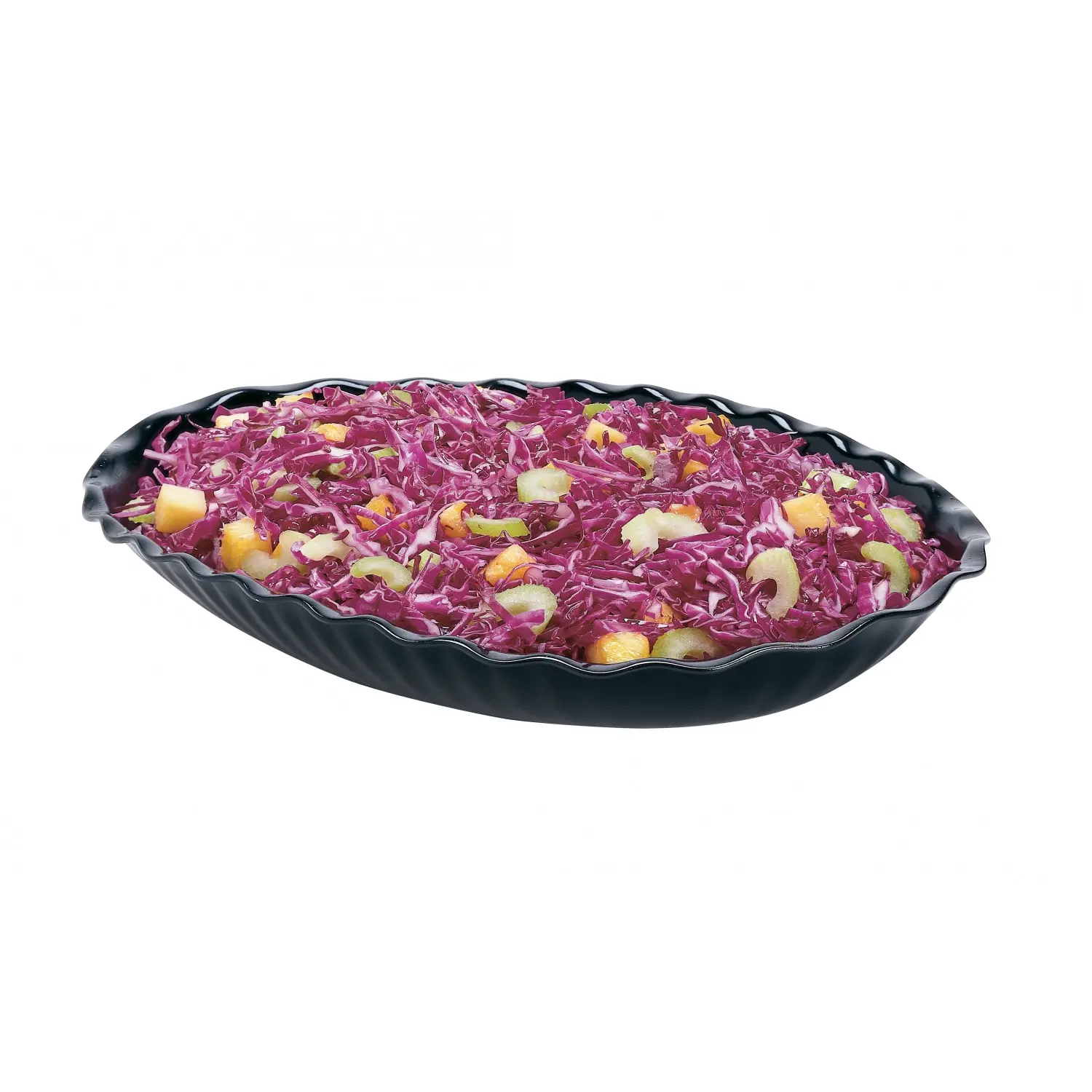 ENSALADERA ovalada 3,2 L 40 x 28,7 x 5,5 cm Negro