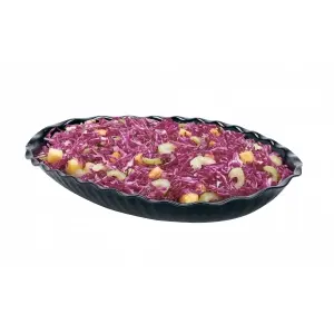 ENSALADERA ovalada 3,2 L 40 x 28,7 x 5,5 cm Negro
