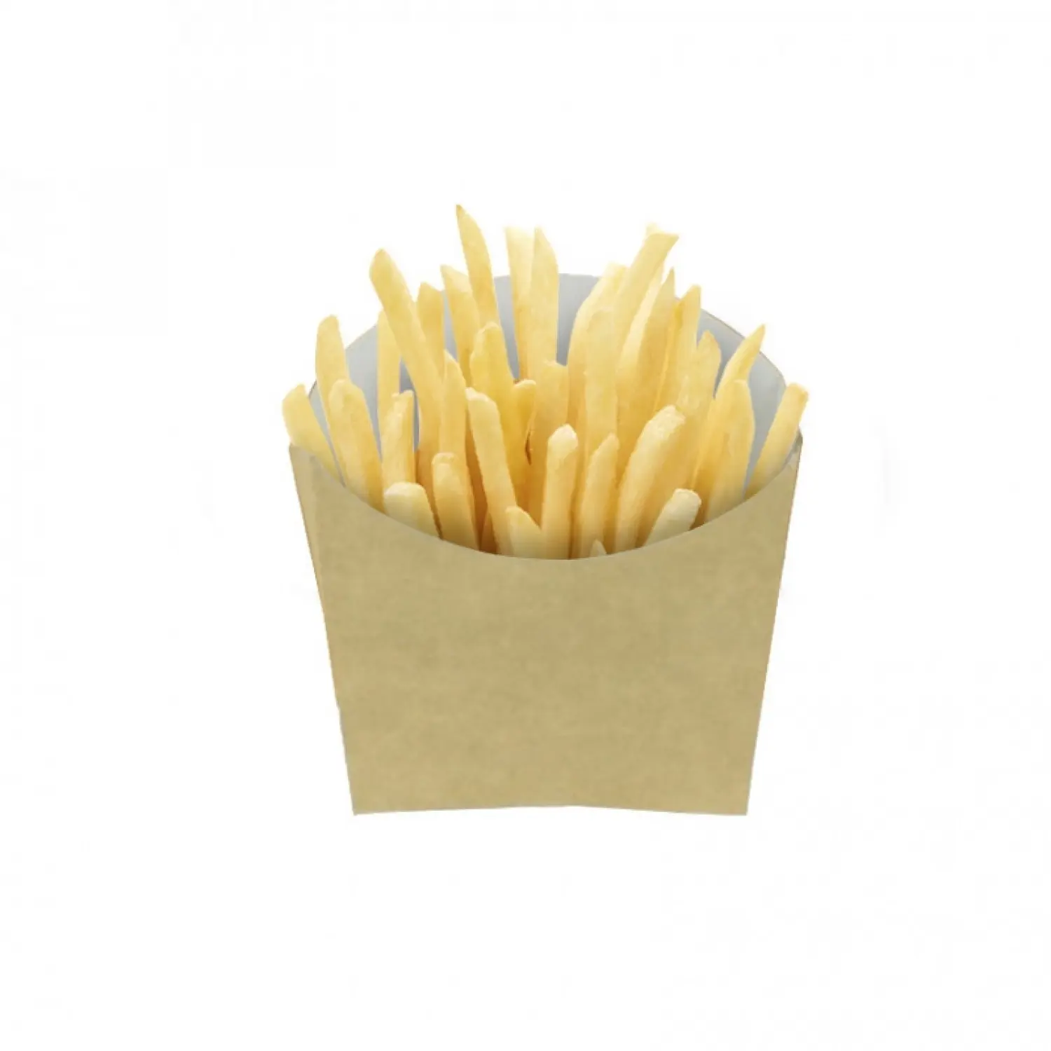 600 unidades. Caixa de papelão kraft pequena para batatas fritas | Ref: EG0005K