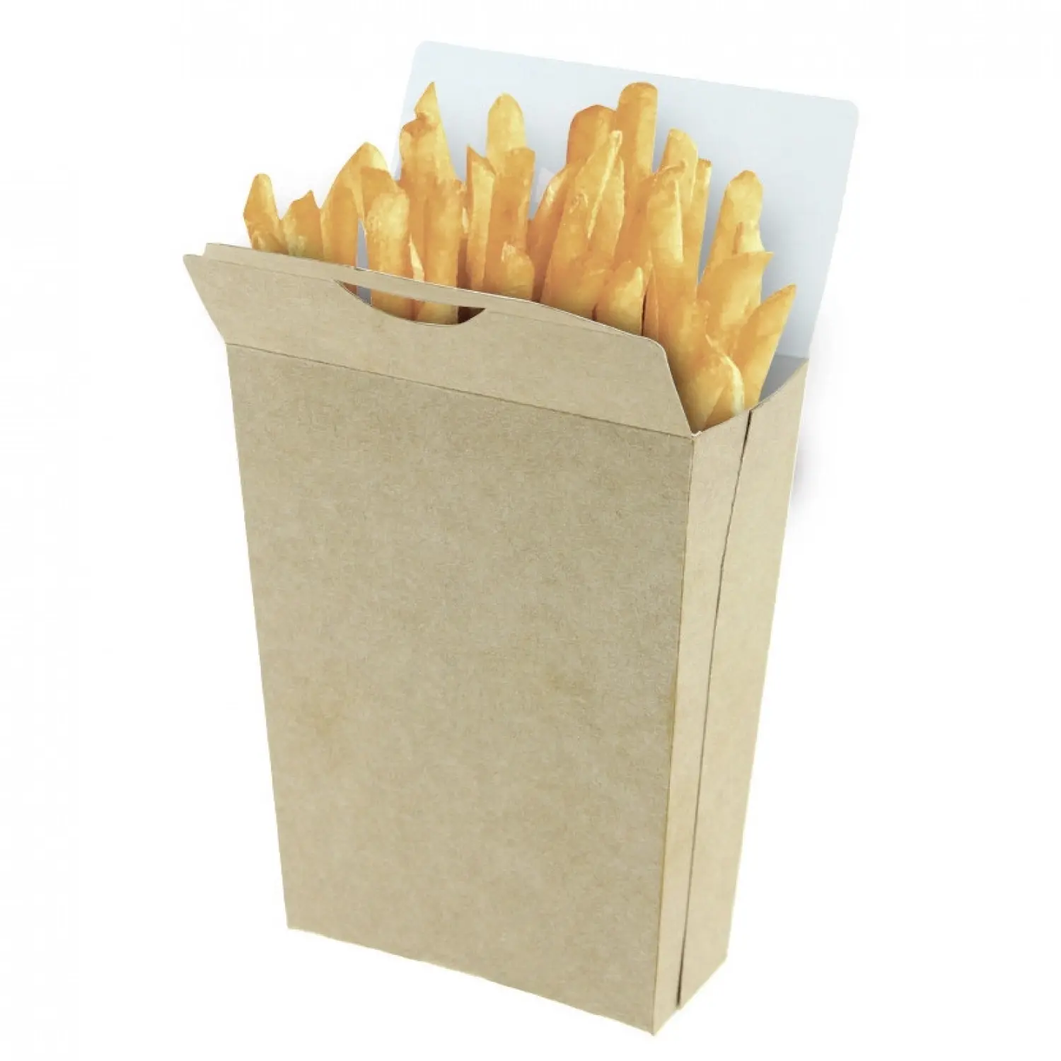 450 unidades. Caixa para batatas fritas com fecho superior | Ref: EG0015K
