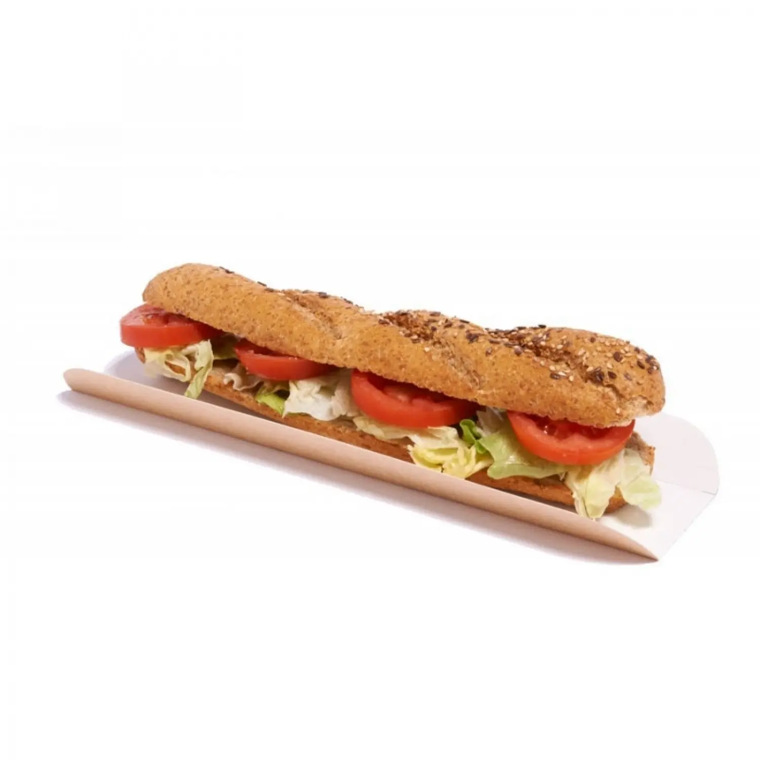 1000 Uds. Cuña de cartón kraft gigante bocatas y hot dogs | Ref: EG0018K
