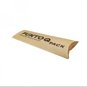 Caixa de papel Kraft para sanduíche e cachorro-quente (30,5x4x12cm)