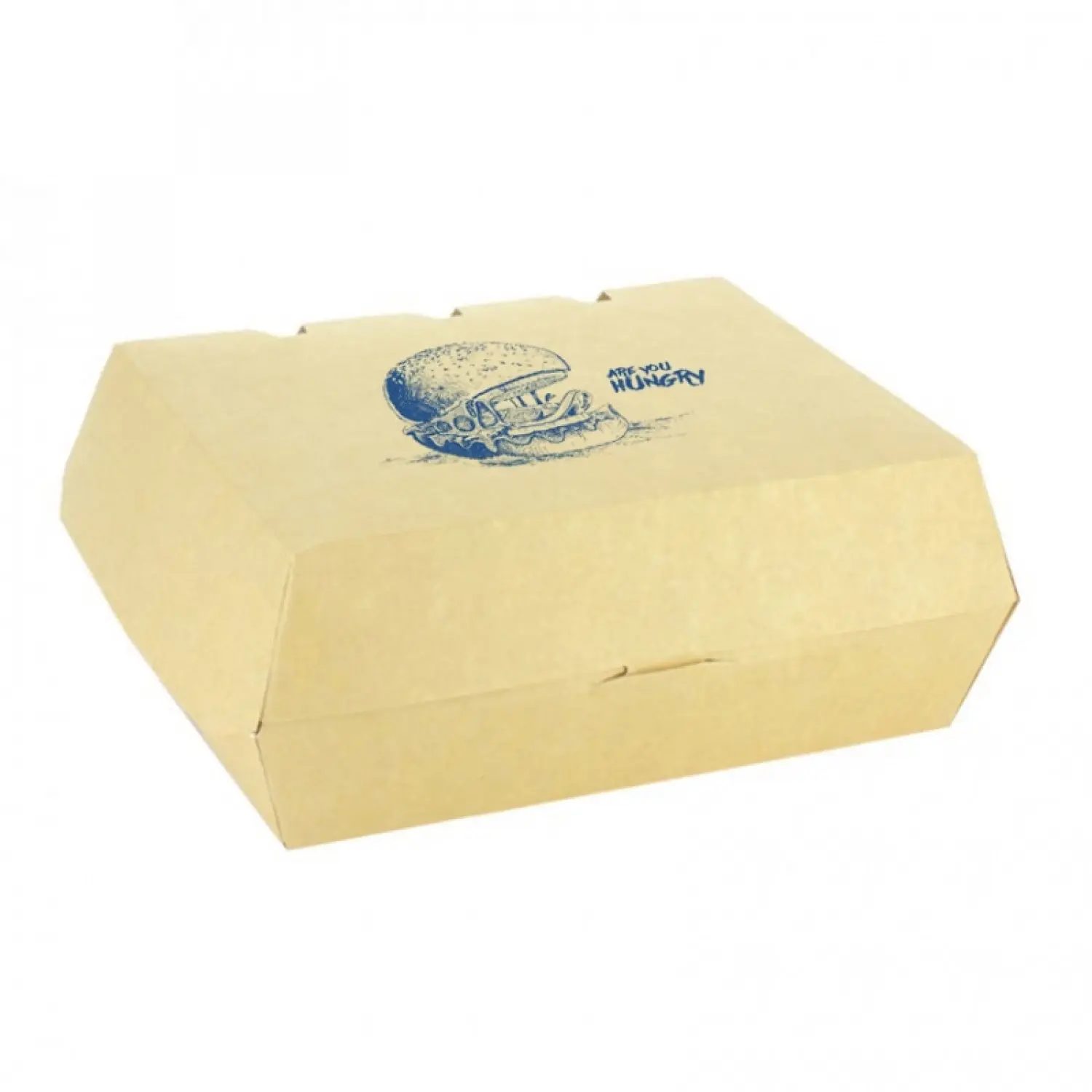 Caja menú de cartón kraft antiasa Personalizada 1 Tinta