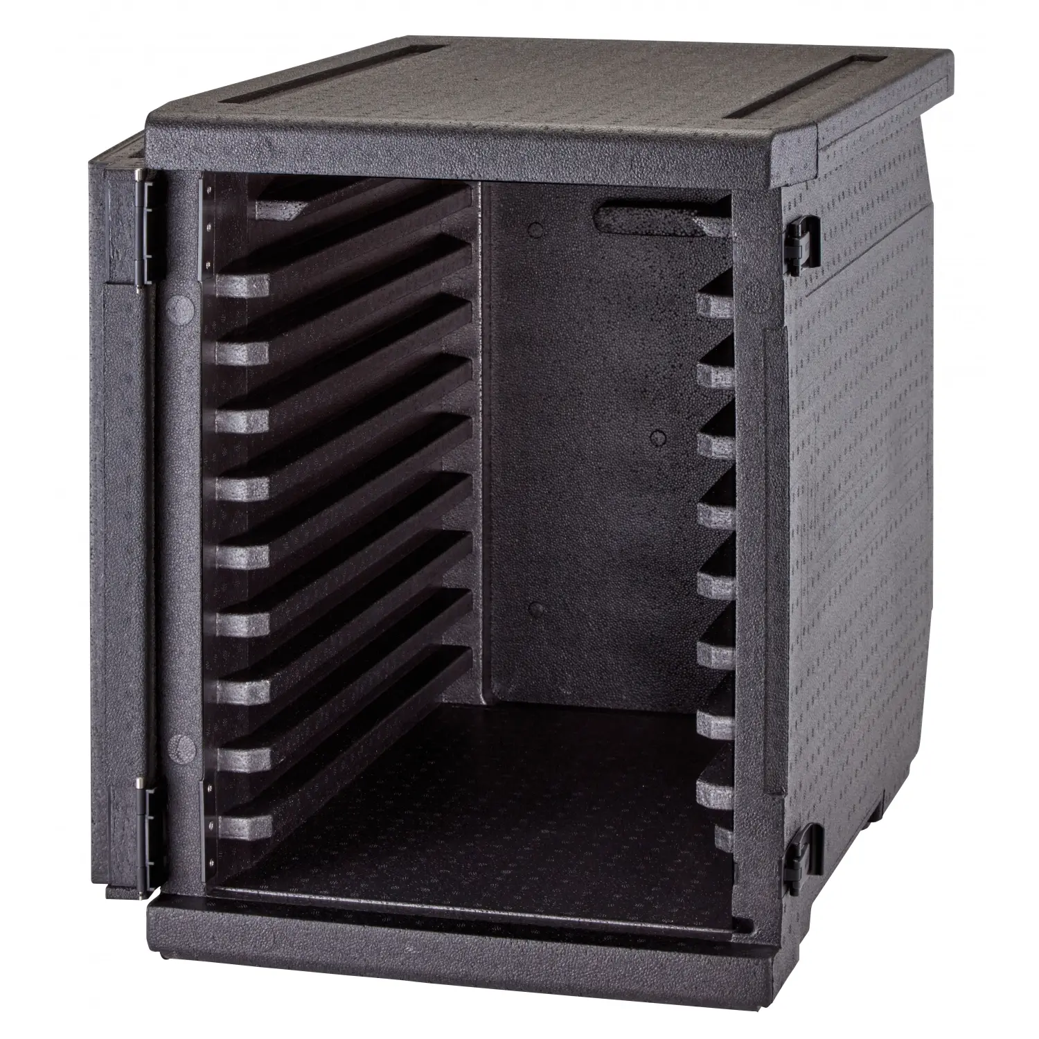 Contenedor isotérmico con carga frontal Cam Gobox para bandejas de 60x40 cm con 9 guías 126 L