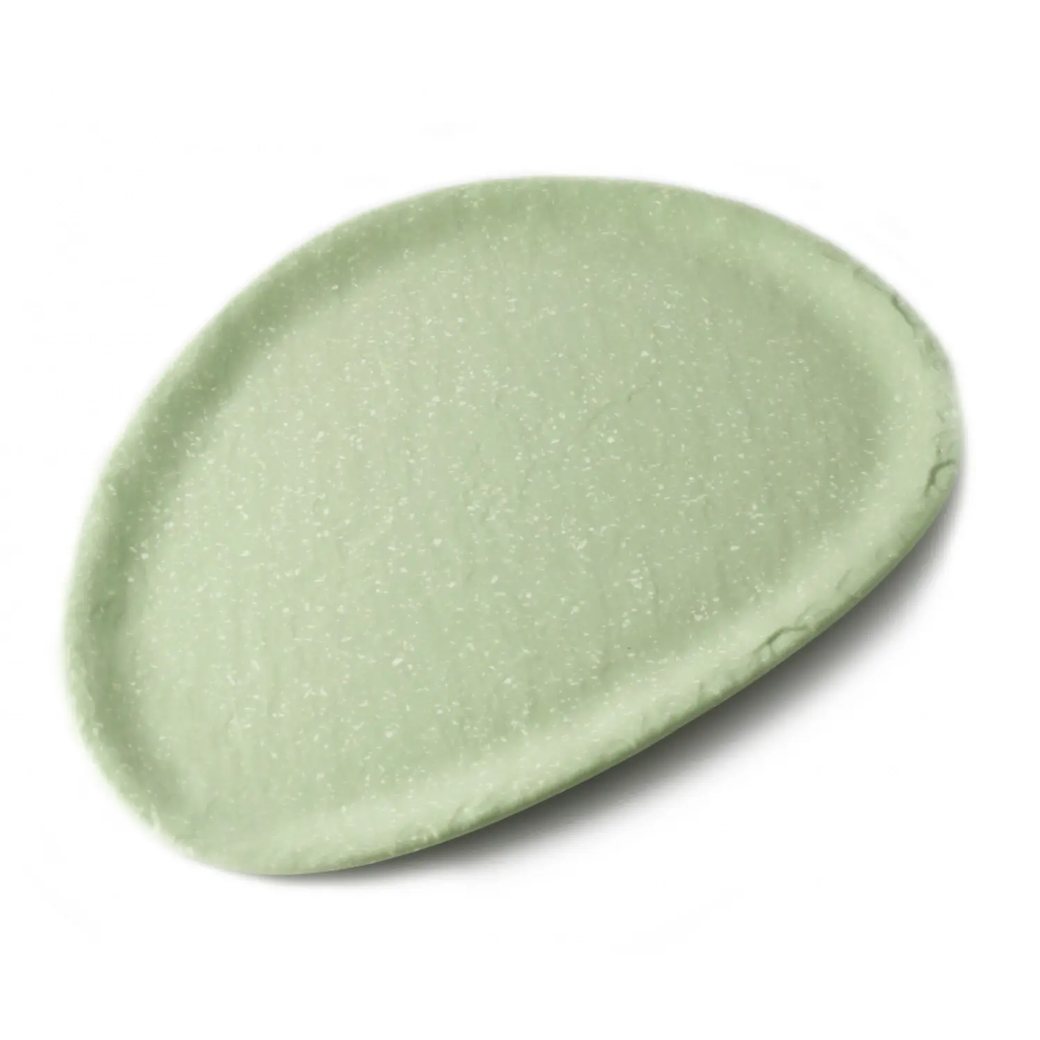Plato ovalado grande 35 x 25 x 1,5 cm Verde aguacate (Pack de 6 unidades)