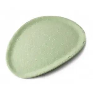 Plato ovalado grande 35 x 25 x 1,5 cm Verde aguacate (Pack de 6 unidades)