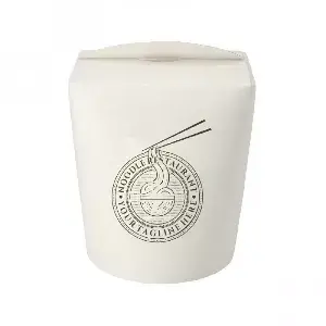 Envase de Cartón Estanco Blanco Impreso : Caras - 1, Dimensiones - XL|10x8x12,2cm|1000cc|9,5Ø, Tintas - 1