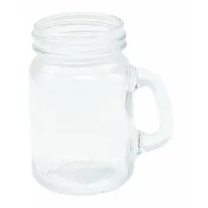 Set de 4 jarras para tabla Mason Jar 135 ml Transparente