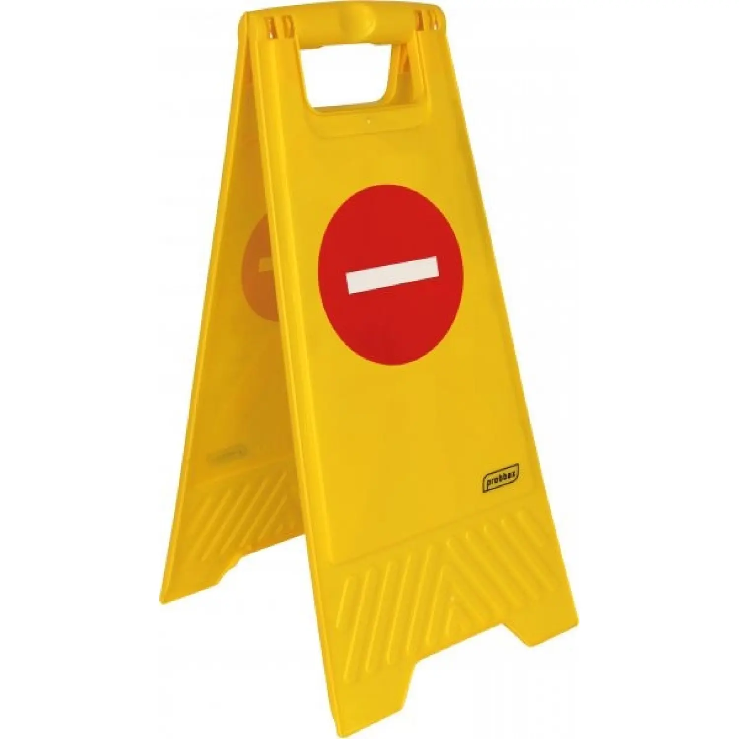 Señal de suelo "PROHIBIDO" 28 x 4 x 60 cm Amarillo