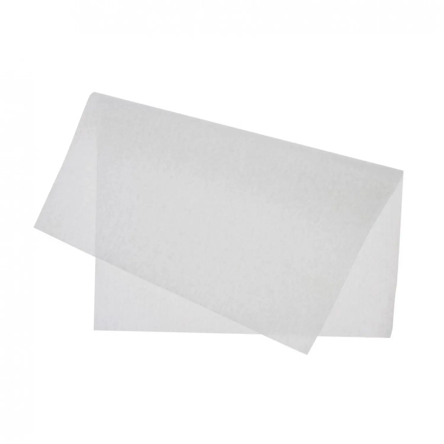1000 unidades de papel anti-gordura branco (31x42cm) | Ref: FWG/BCO