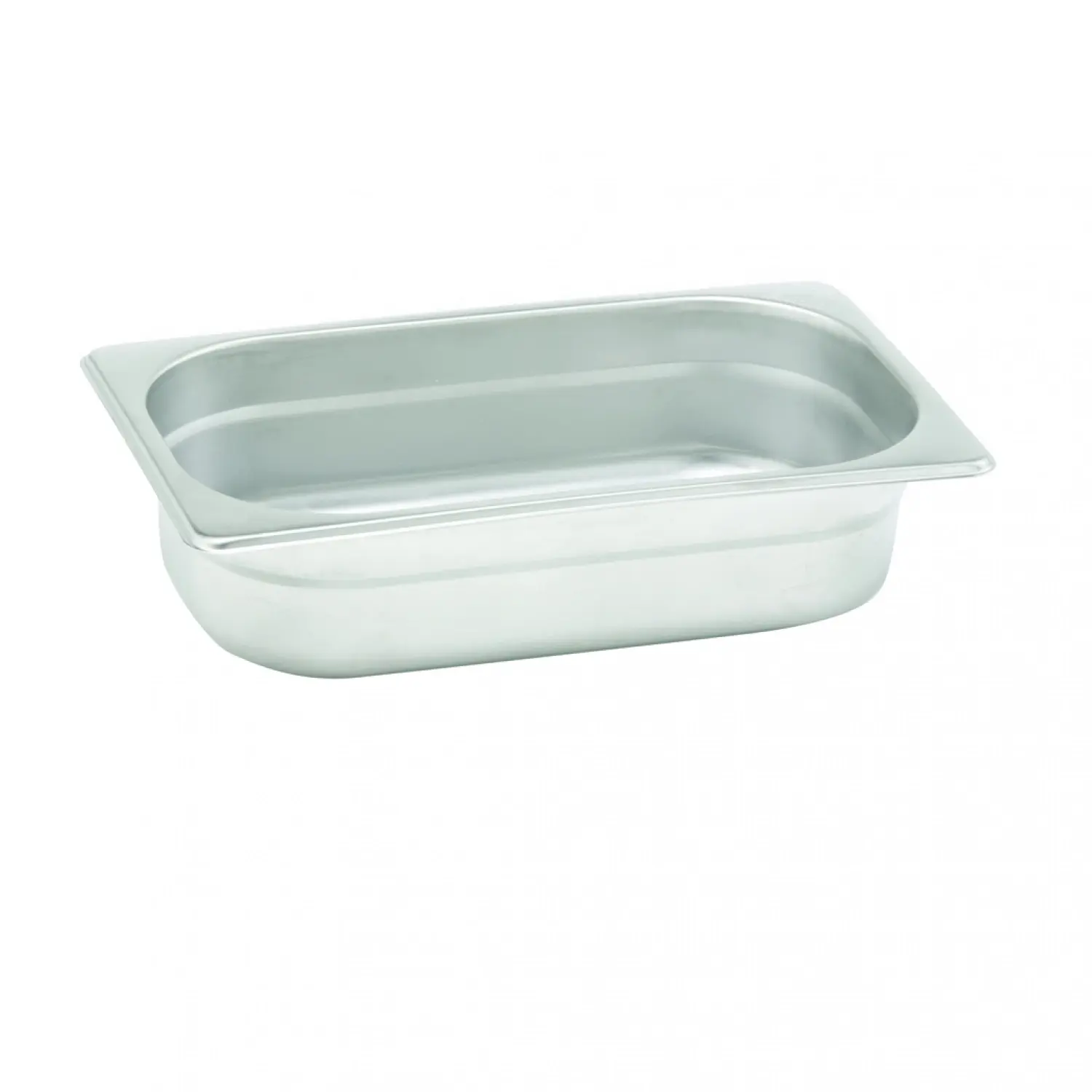 Cubeta GN 1/4 de acero inoxidable. Tamaño 16,2 x 26,5 cm. Profundidad 15 cm. Capacidad 4,2 L.