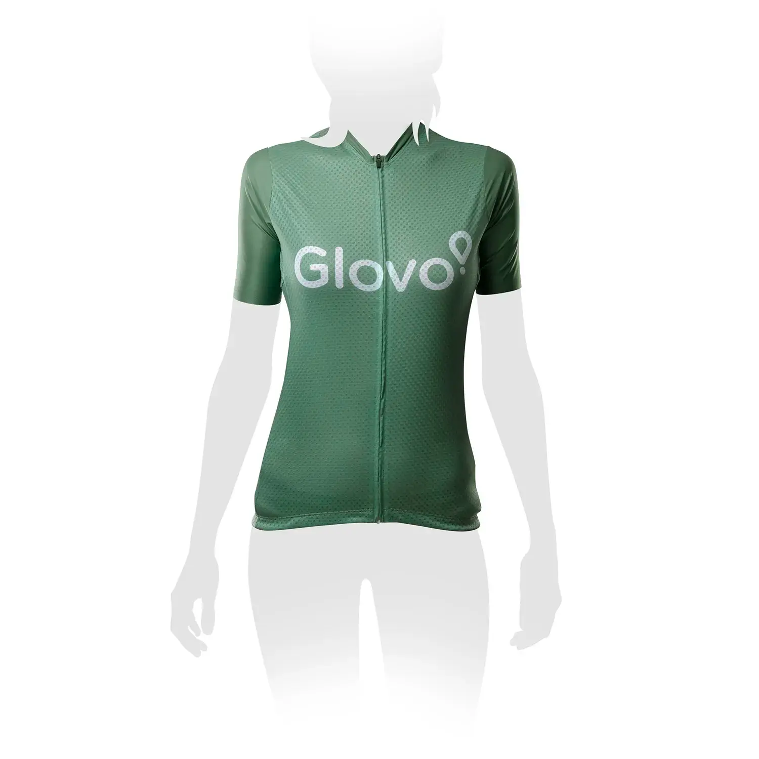 Maillot corto Glovo verde - Mujer