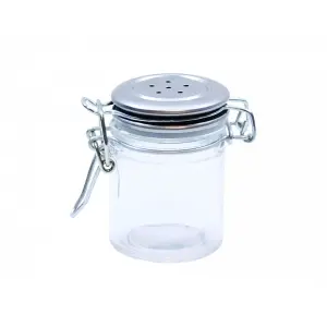 Salero y pimentero con tapa de clip 45 ml 7 x 4,5 x 6,5 cm Transparente
