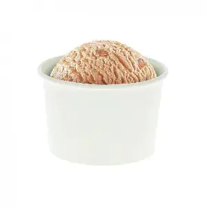 50 Uds. Tarrinas para helados blanca 120ml (4Oz) | Ref: HEL002B