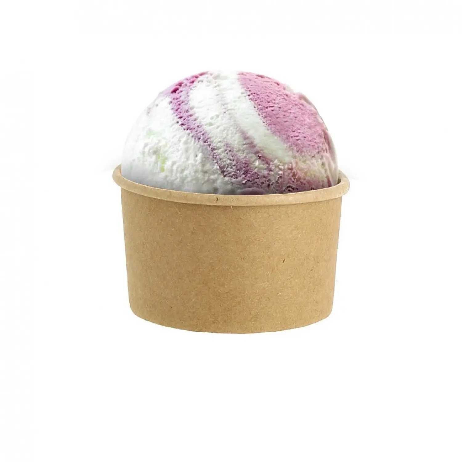 50 unidades de potes de sorvete de papel kraft (70ml) | Ref: HEL011