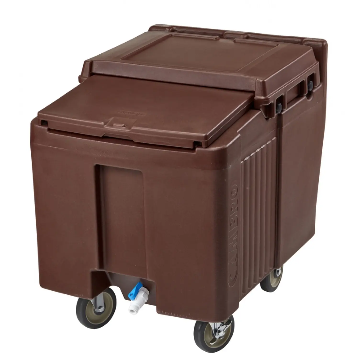 CARRO PARA CONSERVACIÓN y TRANSPORTE de HIELO 2 ruedas fijas, 2 giratorias y 1 con freno 57 kg 80 x 58,5 x 74,5 cm