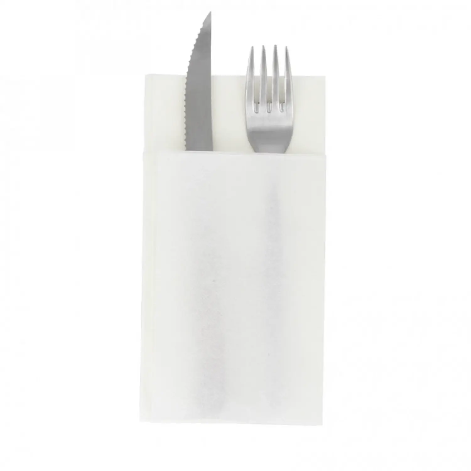 960 unidades. Guardanapo de papel Kanguro Branco 38x38 2 camadas | Ref: KAN4040PPBL