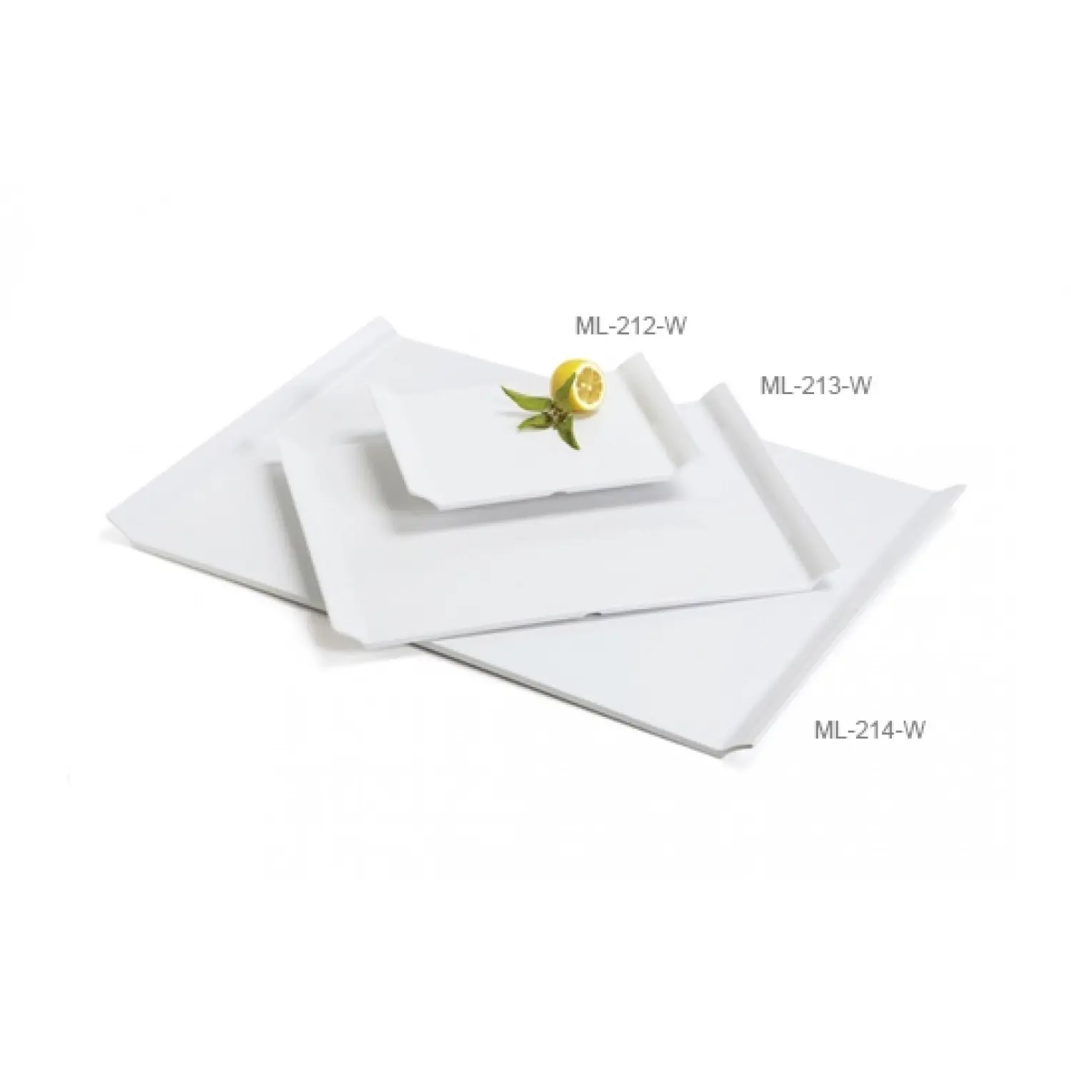 Fuente de presentación rectangular 27,9 x 27,9 x 20,3 cm (6 unids)