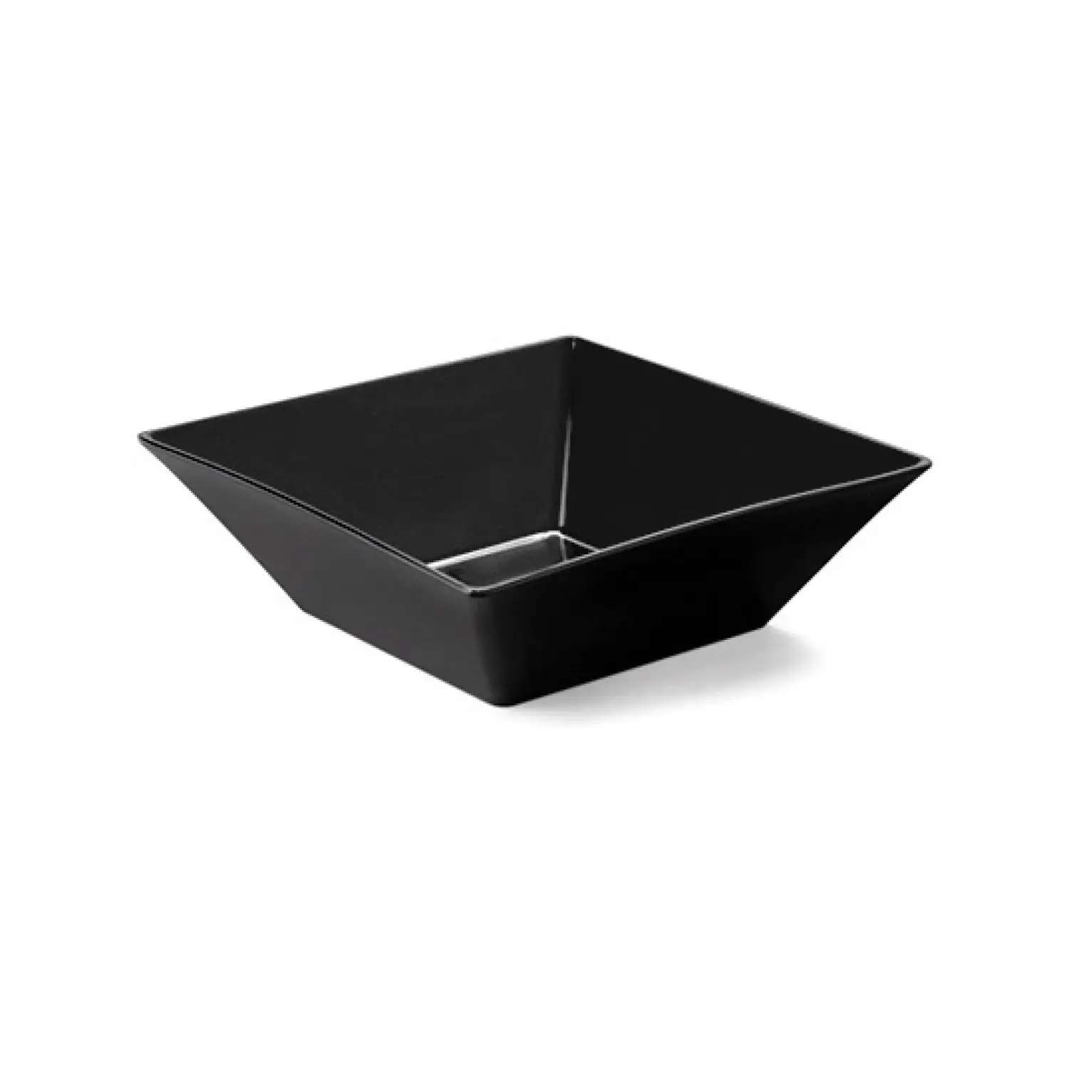 Ensaladera cuadrada 5,4 L 30,5 x 30,5 x 12,7 cm Negro