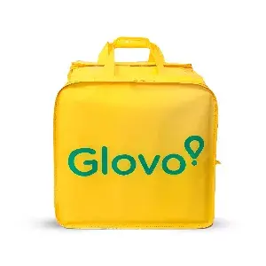 Plecak Rozszerzalny Glovo z pokrowcem przeciwdeszczowym