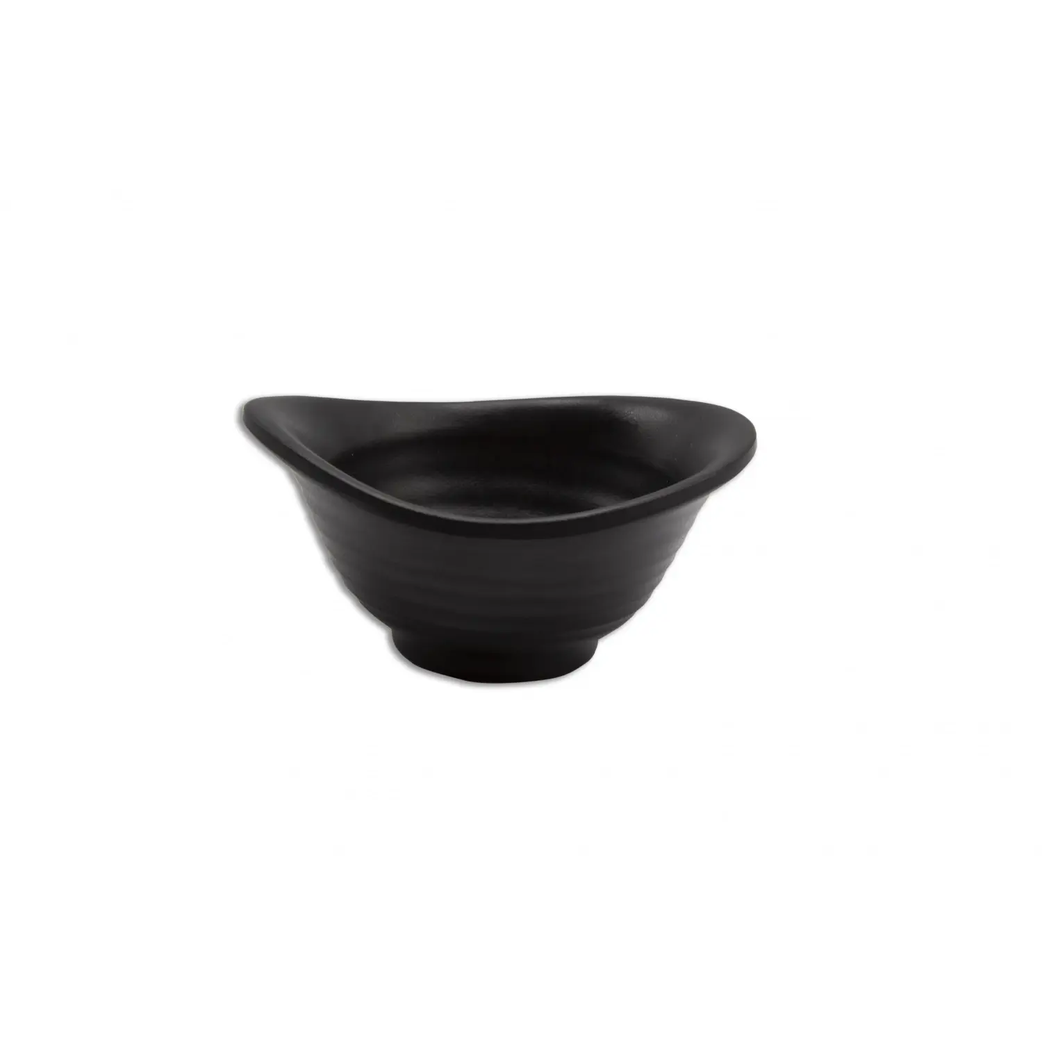 Bol oval 11,5 x 9,5 x 5,5 cm Negro mate (Pack de 12 unidades)