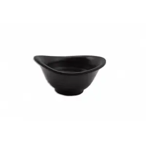 Bol oval 11,5 x 9,5 x 5,5 cm Negro mate (Pack de 12 unidades)