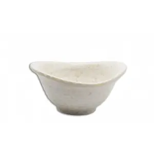 Bol oval 11,5 x 9,5 x 5,5 cm Blanco mármol (Pack de 12 unidades)