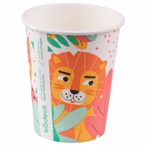 Pahare carton pla artwork jungle 240 ml 15 buc