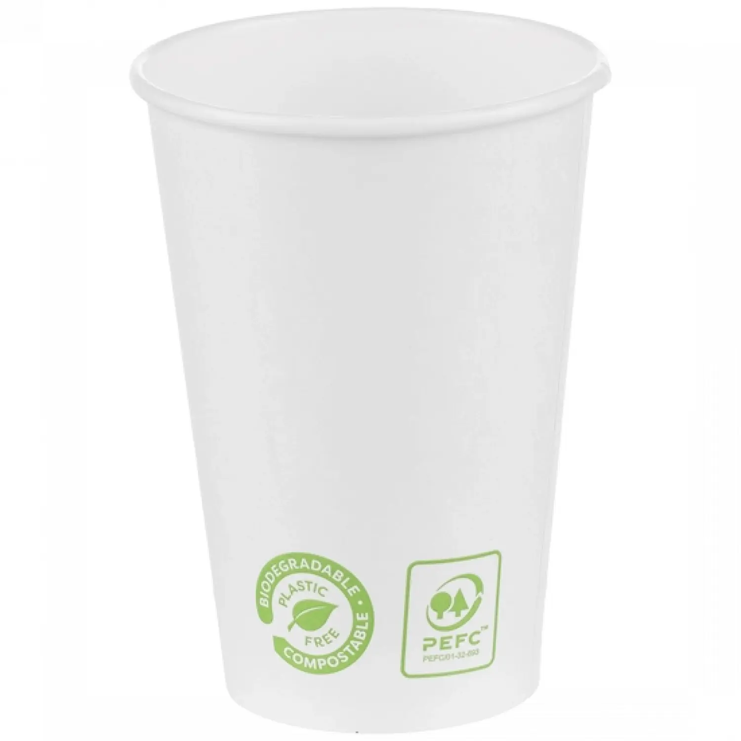Pahare carton bio albe 180 ml 50 buc