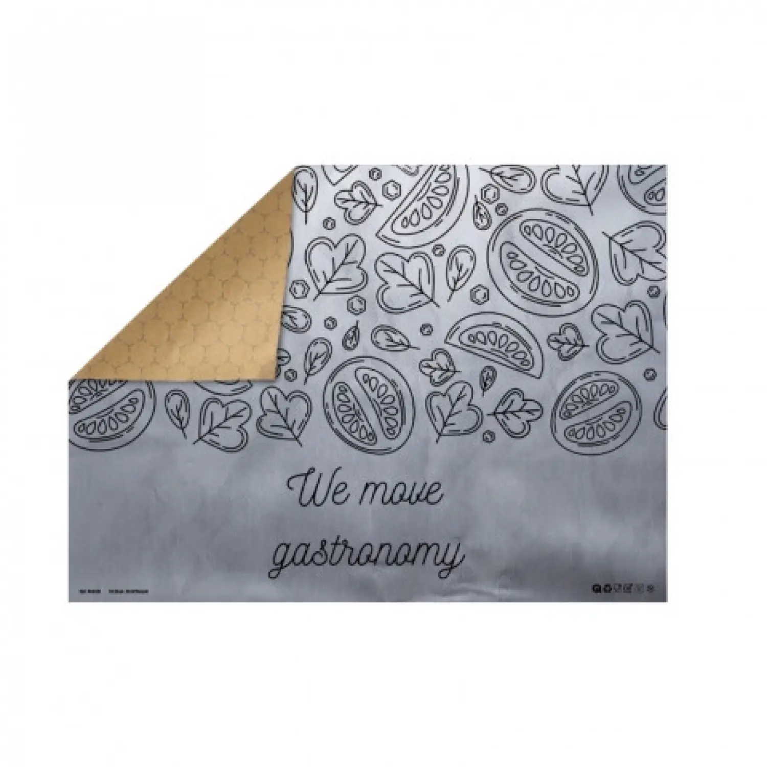 100 Uds. Papel aluminio antigrasa para plancha silver kraft 31x42cm | Ref: PAK001