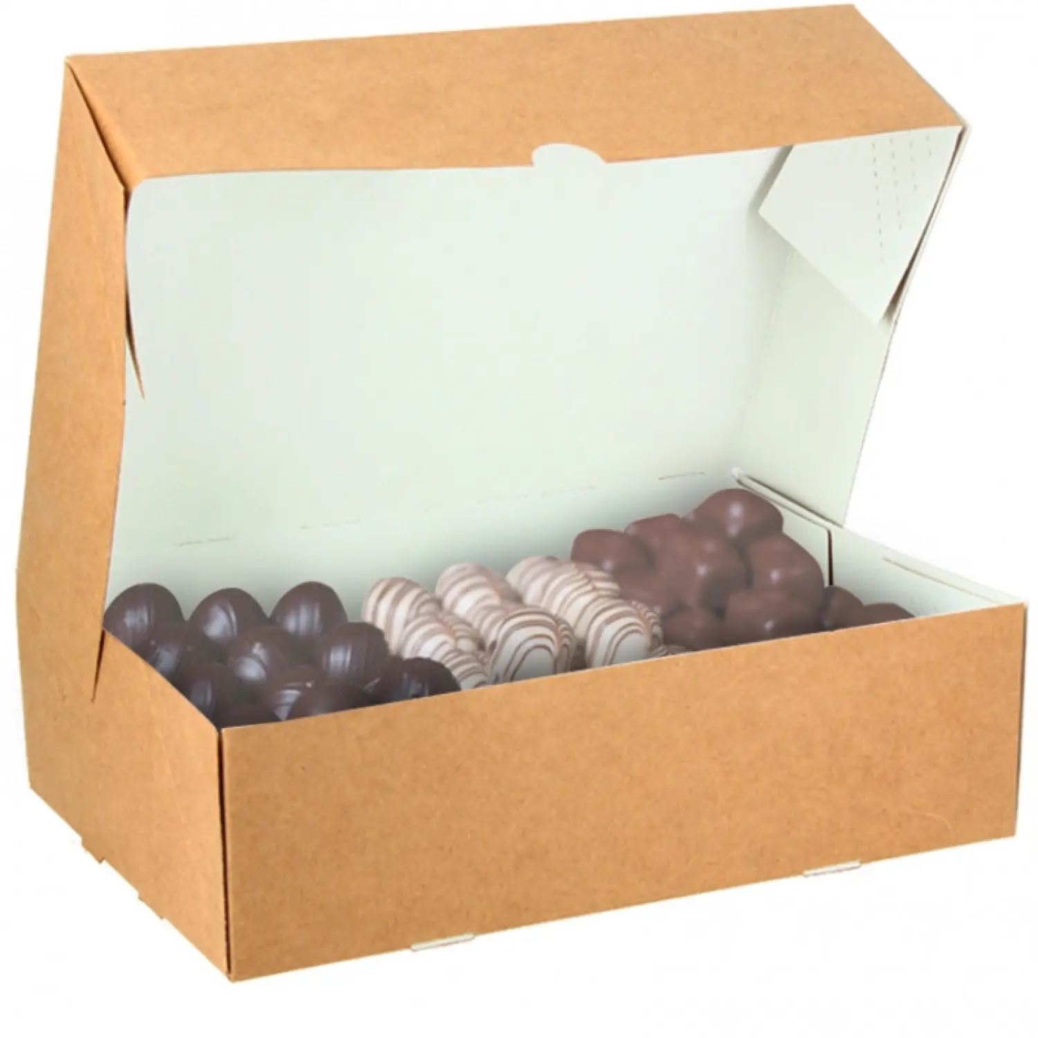 25 Uds. Caja kraft para galletas y pastas (27 x 17 x 7cm) | Ref: PAS010