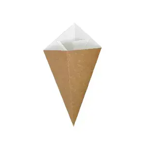 Малки пържени картофки на фунийки + ДИП 100гр