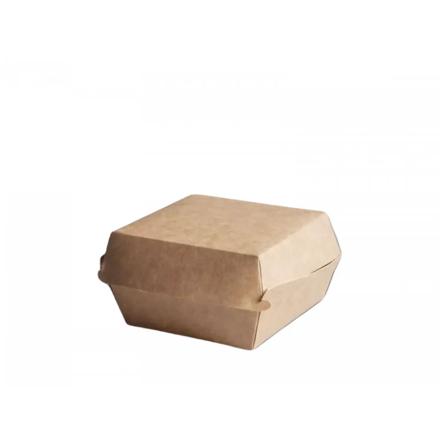 Cutie pentru burgeri din hârtie, maro 150x150x80 mm