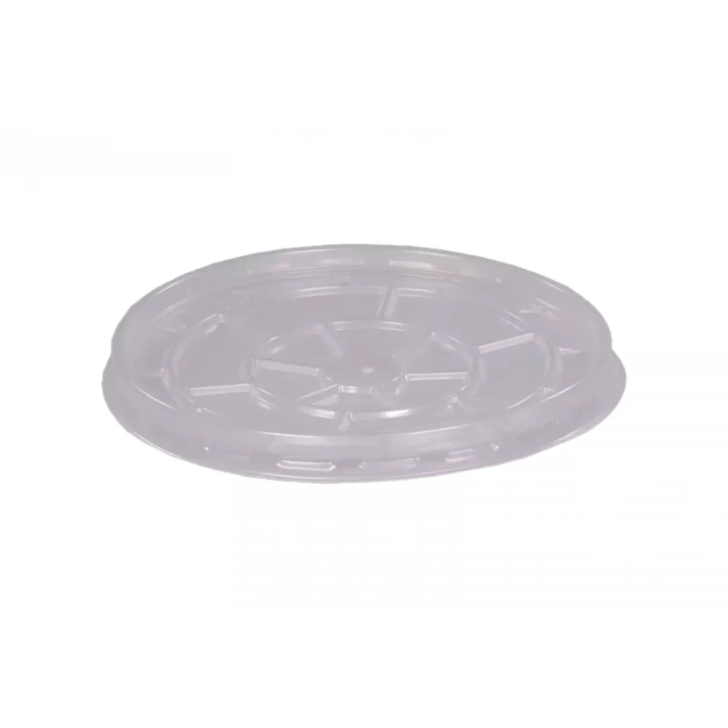 Capac din PP pentru un recipient pentru supă din hârtie de 400 ml, transparent, diametru 110 mm