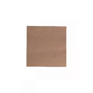 Salveta papirnata, 2 sloja, smeđa 1/4, 24x24 cm