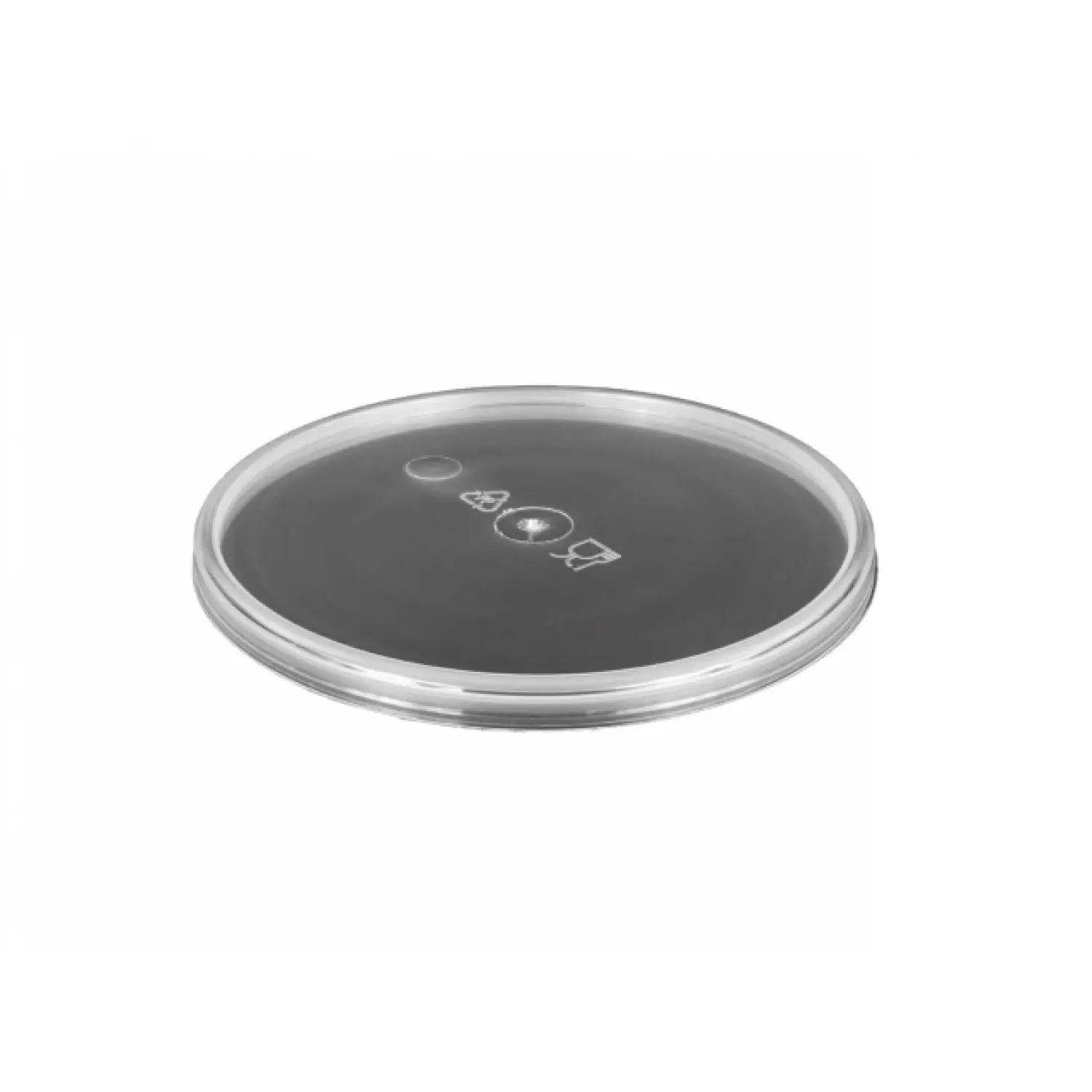 Capac din plastic pentru recipient pentru supa de 450 ml, transparent