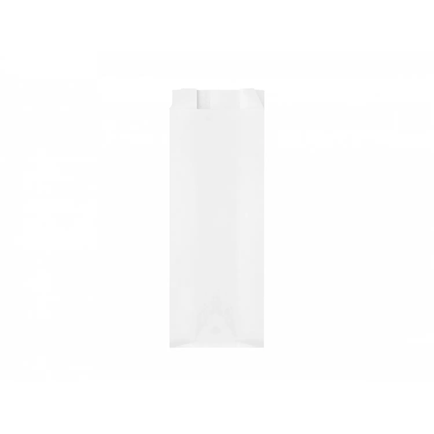 Punga de hartie hot-dog, alba 190x70x30 mm