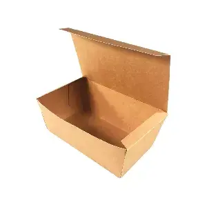 Хартиена кутия, кафява 160/145×100/85x60мм