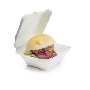 Menubox do hamburgera, pulpa trzcinowa, 172x160x83mm