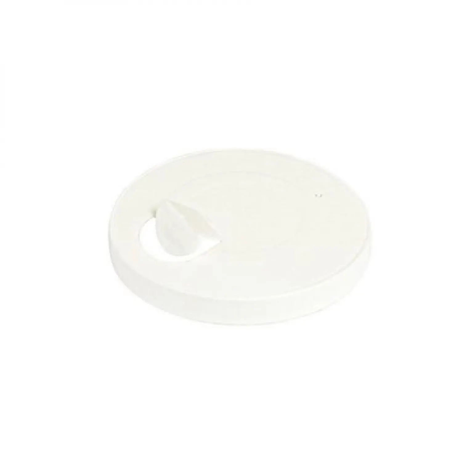 Capac de hârtie pentru pahare de hârtie, alb 80 mm